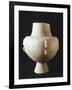 Footed Globular Vase in White Marble from Necropolis of Plastiras in Paros-null-Framed Giclee Print