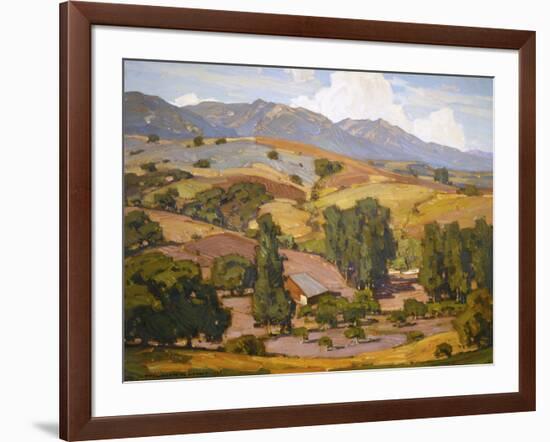 Foothill Ranch-William Wendt-Framed Art Print