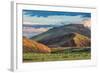 Foothills of Rocky Mountains in Colorado - Red Mountain Open Space near Fort Collins with a Dam on-PixelsAway-Framed Photographic Print