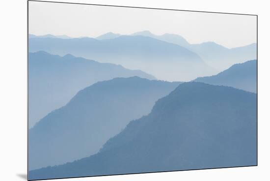 Foothills of the Himalayas in East Bhutan Take on an Ethereal Appearance in Early Morning Mist-Alex Treadway-Mounted Premium Photographic Print