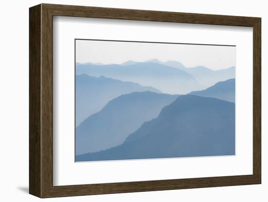 Foothills of the Himalayas in East Bhutan Take on an Ethereal Appearance in Early Morning Mist-Alex Treadway-Framed Photographic Print