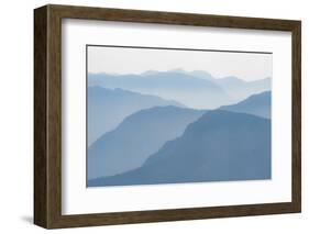 Foothills of the Himalayas in East Bhutan Take on an Ethereal Appearance in Early Morning Mist-Alex Treadway-Framed Photographic Print