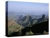 Foothills of the Mountain Range, Simien Mountains, Ethiopia, Africa-David Poole-Stretched Canvas