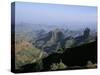 Foothills of the Mountain Range, Simien Mountains, Ethiopia, Africa-David Poole-Stretched Canvas