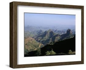 Foothills of the Mountain Range, Simien Mountains, Ethiopia, Africa-David Poole-Framed Photographic Print