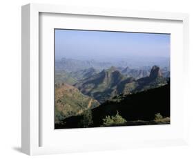 Foothills of the Mountain Range, Simien Mountains, Ethiopia, Africa-David Poole-Framed Photographic Print