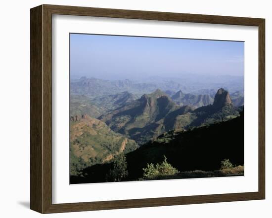 Foothills of the Mountain Range, Simien Mountains, Ethiopia, Africa-David Poole-Framed Photographic Print