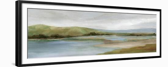 Foothills with Lake-Carol Robinson-Framed Premium Giclee Print