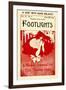 Footlights, A Weekly Journal For The Theatre-Goer. Philadelphia, October 10, 1896-Ethel Reed-Framed Art Print