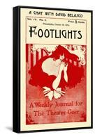 Footlights, A Weekly Journal For The Theatre-Goer. Philadelphia, October 10, 1896-Ethel Reed-Framed Stretched Canvas