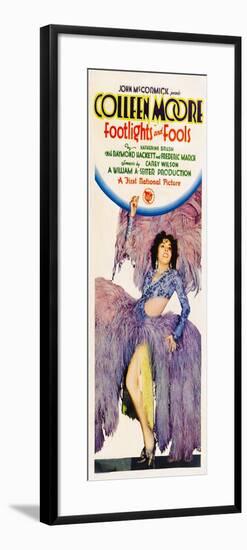 Footlights and Fools, Colleen Moore on insert poster, 1929-null-Framed Art Print