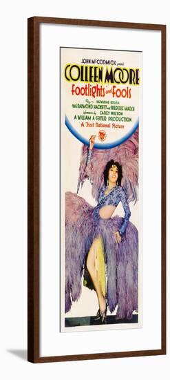 Footlights and Fools, Colleen Moore on insert poster, 1929-null-Framed Art Print