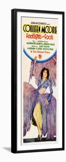 Footlights and Fools, Colleen Moore on insert poster, 1929-null-Framed Premium Giclee Print