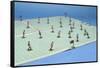 'Footo-Ballo' Table Football Game-null-Framed Stretched Canvas