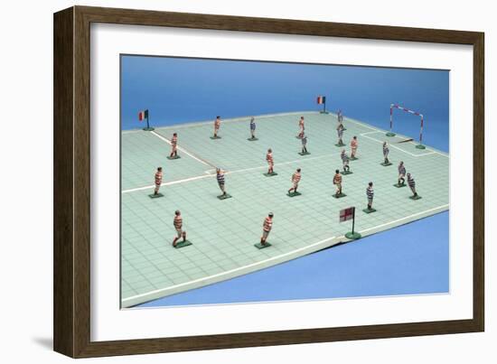 'Footo-Ballo' Table Football Game-null-Framed Giclee Print
