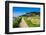 Footpath Above a Long Sandy Beach on the East Coast of Herm, Channel Islands, United Kingdom-Michael Runkel-Framed Photographic Print