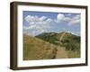 Footpath Along the Main Ridge of the Malvern Hills, Worcestershire, Midlands, England-David Hughes-Framed Photographic Print