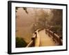 Footpath and Pavillon, West Lake, Hangzhou, Zhejiang Province, China, Asia-Jochen Schlenker-Framed Photographic Print