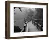 Footpath and Pavillon, West Lake, Hangzhou, Zhejiang Province, China, Asia-Jochen Schlenker-Framed Photographic Print