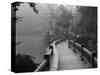 Footpath and Pavillon, West Lake, Hangzhou, Zhejiang Province, China, Asia-Jochen Schlenker-Stretched Canvas