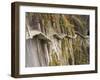 Footpath by Rock Face, Xihai (West Sea) Valley, Mount Huangshan (Yellow Mountain), Anhui Province-Jochen Schlenker-Framed Photographic Print