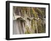 Footpath by Rock Face, Xihai (West Sea) Valley, Mount Huangshan (Yellow Mountain), Anhui Province-Jochen Schlenker-Framed Photographic Print