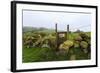 Footpath Gate and Dry Stone Wall Near Elton on a Murky Spring Day-Eleanor Scriven-Framed Photographic Print