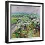 Footpath in Early summer-Sylvia Paul-Framed Giclee Print