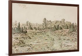 Footpath in the Barbizonnières, 1864-Theodore Rousseau-Framed Giclee Print