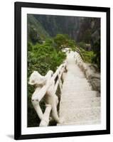 Footpath, Xihai (West Sea) Valley, Mount Huangshan (Yellow Mountain), Anhui Province-Jochen Schlenker-Framed Photographic Print