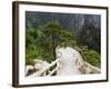 Footpath, Xihai (West Sea) Valley, Mount Huangshan (Yellow Mountain), Anhui Province-Jochen Schlenker-Framed Photographic Print