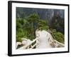 Footpath, Xihai (West Sea) Valley, Mount Huangshan (Yellow Mountain), Anhui Province-Jochen Schlenker-Framed Photographic Print