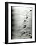 Footprints in a Sandy Beach-RedHeadPictures-Framed Photographic Print