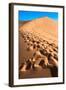 Footprints in Desert in Coral Pink Sand Dunes State Park,Utah-lorcel-Framed Photographic Print