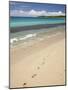 Footprints in Sand on Natadola Beach, Coral Coast, Viti Levu, Fiji, South Pacific-David Wall-Mounted Photographic Print