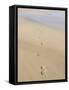 Footprints In Sand-Adrian Bicker-Framed Stretched Canvas