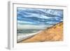 Footprints on Cape Cod Shore-Robert Goldwitz-Framed Photographic Print