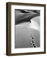 Footprints on Desert Dunes-Bettmann-Framed Photographic Print