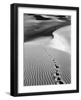 Footprints on Desert Dunes-Bettmann-Framed Photographic Print