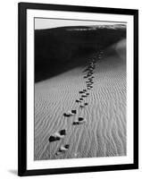 Footprints on Sand Dunes of North Carolina Beach-Fritz Goro-Framed Photographic Print