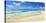 Footprints on the beach, Cancun, Mexico-Panoramic Images-Stretched Canvas