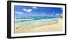 Footprints on the beach, Cancun, Mexico-Panoramic Images-Framed Photographic Print