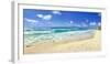 Footprints on the beach, Cancun, Mexico-Panoramic Images-Framed Photographic Print