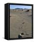 Footprints Through Sand Dunes, Near Corralejo, Fuerteventura, Canary Islands, Spain, Europe-Stuart Black-Framed Stretched Canvas