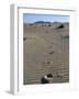 Footprints Through Sand Dunes, Near Corralejo, Fuerteventura, Canary Islands, Spain, Europe-Stuart Black-Framed Photographic Print