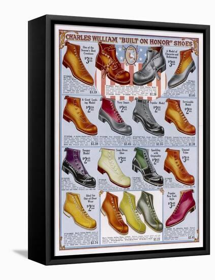 Footwear Catalog-null-Framed Stretched Canvas