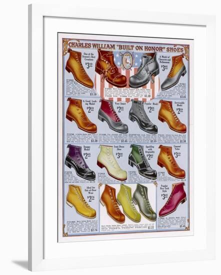 Footwear Catalog-null-Framed Art Print