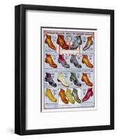 Footwear Catalog-null-Framed Art Print