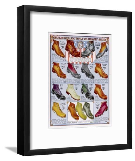 Footwear Catalog--Framed Art Print