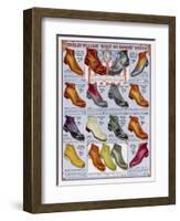 Footwear Catalog-null-Framed Art Print